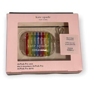ate Spade New York Rainbow AirPods Pro Case Protective Designer Cover
